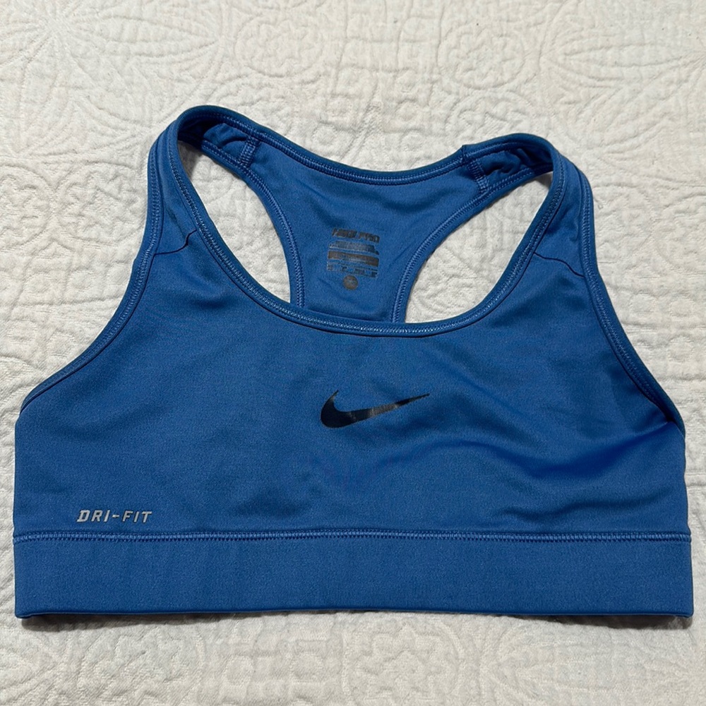 Nike Light Blue Sports Bra XS